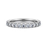 Eternity Band Wedding Ring in 14k White Gold with Round Natural Diamond at Gabriel & Co.