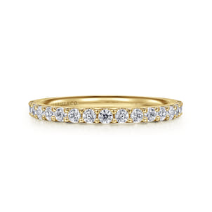 Montreal - 14K Yellow Gold Diamond Anniversary Band