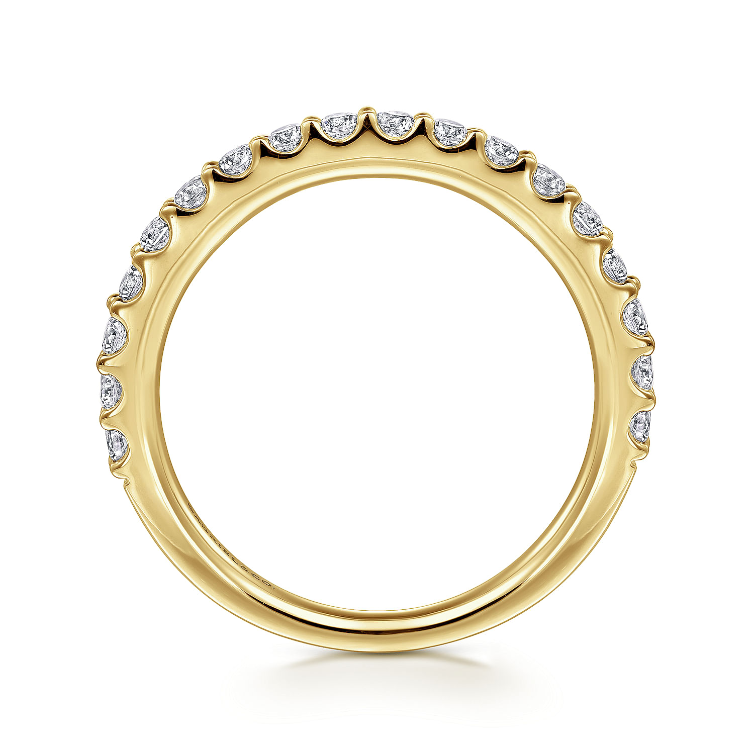 Montreal - 14K Yellow Gold Diamond Anniversary Band