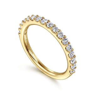 Montreal - 14K Yellow Gold Diamond Anniversary Band