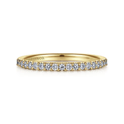 Montreal - 14K Yellow Gold Diamond Anniversary Band