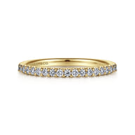 Montreal - 14K Yellow Gold Diamond Anniversary Band