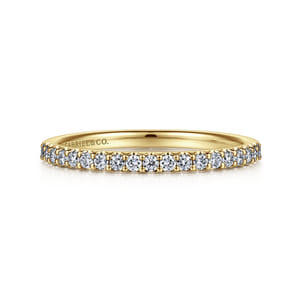 Montreal - 14K Yellow Gold Diamond Anniversary Band