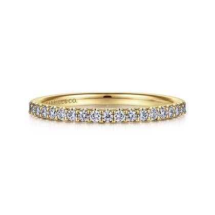 Montreal - 14K Yellow Gold Diamond Anniversary Band
