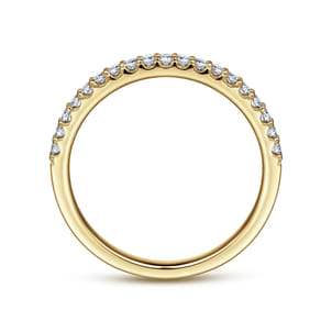 Montreal - 14K Yellow Gold Diamond Anniversary Band