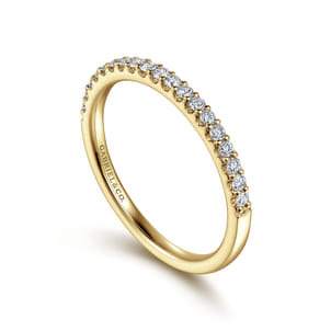 Montreal - 14K Yellow Gold Diamond Anniversary Band