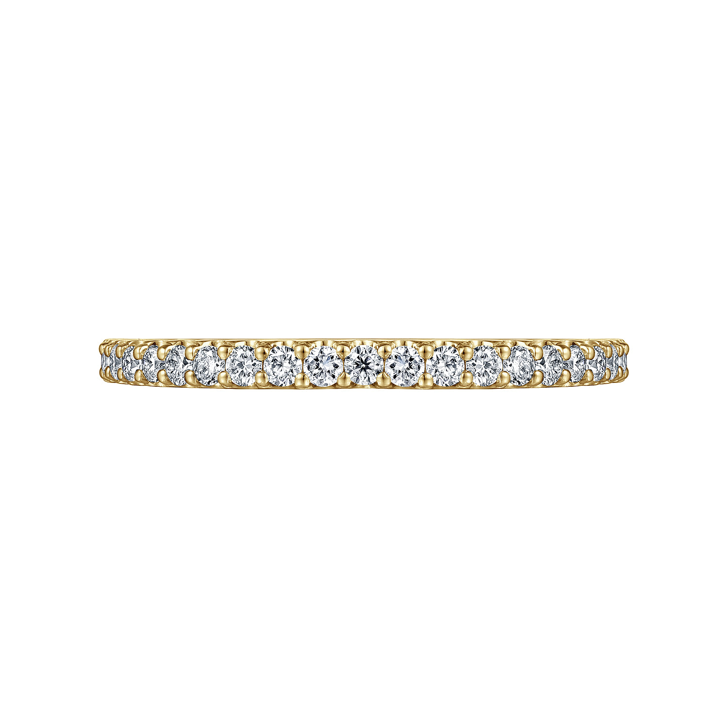 Montreal - 14K Yellow Gold Diamond Anniversary Band