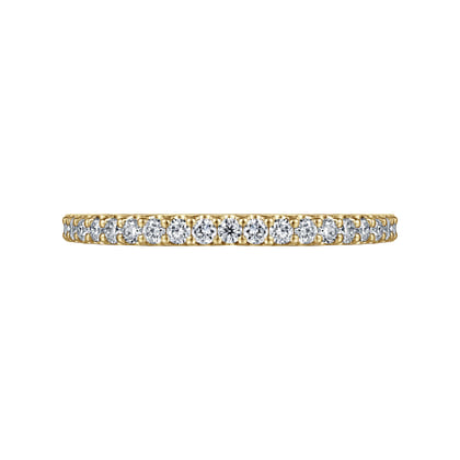 Montreal - 14K Yellow Gold Diamond Anniversary Band