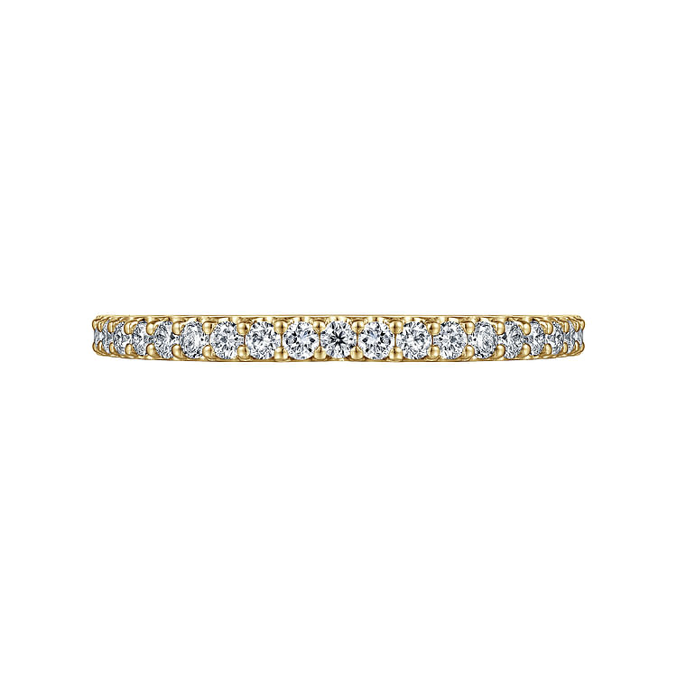 Montreal - 14K Yellow Gold Diamond Anniversary Band