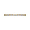 Straight Wedding Ring in 14k Yellow Gold with Round Natural Diamond at Gabriel & Co.