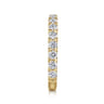 Straight Wedding Ring in 14k Yellow Gold with Round Natural Diamond at Gabriel & Co.