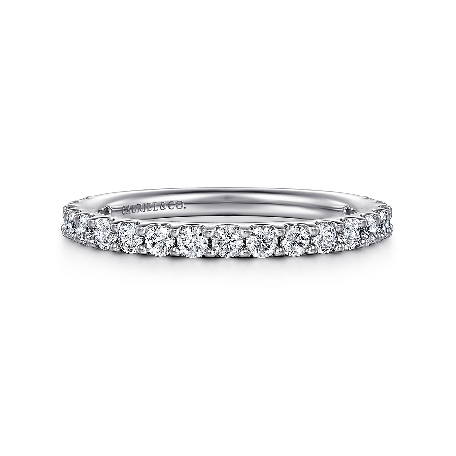 Montreal - 14k White Gold Diamond Anniversary Band