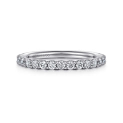 Montreal - 14k White Gold Diamond Anniversary Band