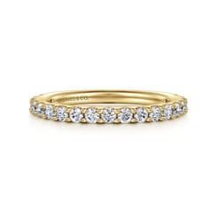 Montreal - 14k Yellow Gold Diamond Anniversary Band