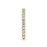 Straight Wedding Ring in 14k Yellow Gold with Round Natural Diamond at Gabriel & Co.