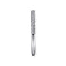 Straight Wedding Ring in Platinum with Round Natural Diamond at Gabriel & Co.
