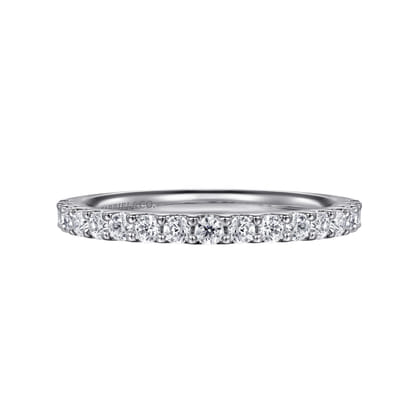 Montreal - Platinum Shared Prong Diamond Wedding Band