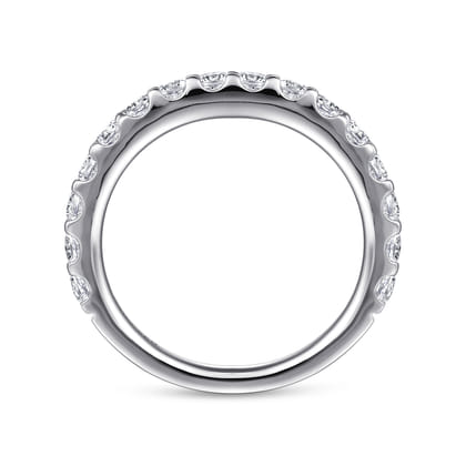 Montreal - Platinum Shared Prong Diamond Wedding Band