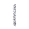 Straight Wedding Ring in Platinum with Round Natural Diamond at Gabriel & Co.
