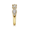 Fancy Wedding Ring in 14k Yellow Gold with Marquise Natural Diamond at Gabriel & Co.