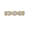 Fancy Wedding Ring in 14k Yellow Gold with Marquise Natural Diamond at Gabriel & Co.