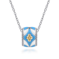 Mosaic---14K-Yellow-Gold-and-925-Sterling-Silver-Bujukan-Clover-Pendant-Necklace-with-White-and-Dusk-Blue-Enamel1