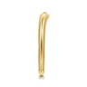 Curved Wedding Ring in 14k Yellow Gold with   at Gabriel & Co.
