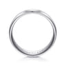 Nathaniel - 14K White Gold 8mm - Men's Wedding Band in Satin Finish