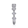 Fancy Wedding Ring in 14k White Gold with Round Natural Diamond at Gabriel & Co.
