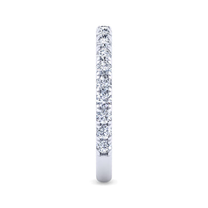 Nimes - 14K White Gold Round 21 Stone Diamond Anniversary Band