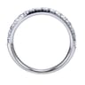 Straight Wedding Ring in Platinum with Round Natural Diamond at Gabriel & Co.
