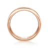 Noah - 14K Rose Gold 6mm - Men's Wedding Band in Satin Finish