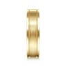 Noah - 14K Yellow Gold 6mm - Men's Wedding Band in Satin Finish