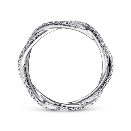 Norata - 14K White Gold Diamond Eternity Band