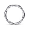 Eternity Band Wedding Ring in 14k White Gold with Round Natural Diamond at Gabriel & Co.