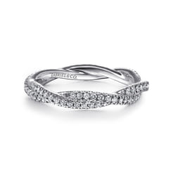 Norata - 14K White Gold Diamond Eternity Band
