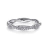 Eternity Band Wedding Ring in 14k White Gold with  Natural Diamond at Gabriel & Co.