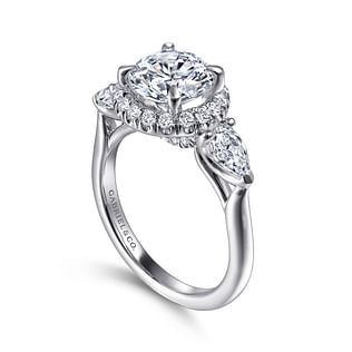 Ondine---14K-White-Gold-Round-3-Stone-Halo-Diamond-Engagement-Ring3