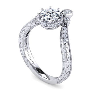 Oriana---Vintage-Inspired-14K-White-Gold-Curved-Round-Diamond-Engagement-Ring3