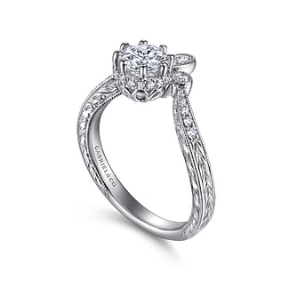 Oriana---Vintage-Inspired-14K-White-Gold-Round-Curved-Diamond-Engagement-Ring3
