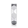 Oscar - 14K White Gold 6mm - Carved Men's Wedding Band in Satin Finish