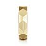 Oscar - 14K Yellow Gold 6mm - Carved Men's Wedding Band in Satin Finish