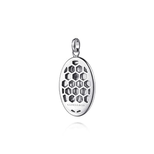 Oval-925-Sterling-Silver-Virgin-Mary-Pendant-with-Black-Spinel-Frame2