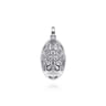 Oval 925 Sterling Silver Virgin Mary Pendant