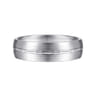 Owen - 14K White Gold 6mm - Men's Wedding Band in Satin Finish