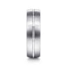 Owen - 14K White Gold 6mm - Men's Wedding Band in Satin Finish