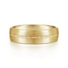 Owen - 14K Yellow Gold 6mm - Men's Wedding Band in Satin Finish