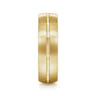 Owen - 14K Yellow Gold 6mm - Men's Wedding Band in Satin Finish