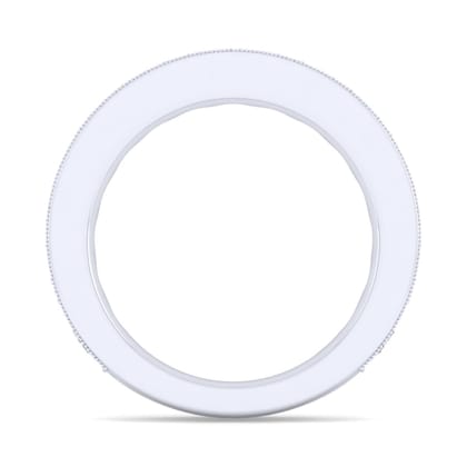 Padua - 14K White Gold Micro Pave Set Diamond Anniversary Band