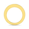 Straight Wedding Ring in 14k Yellow Gold with Round Natural Diamond at Gabriel & Co.